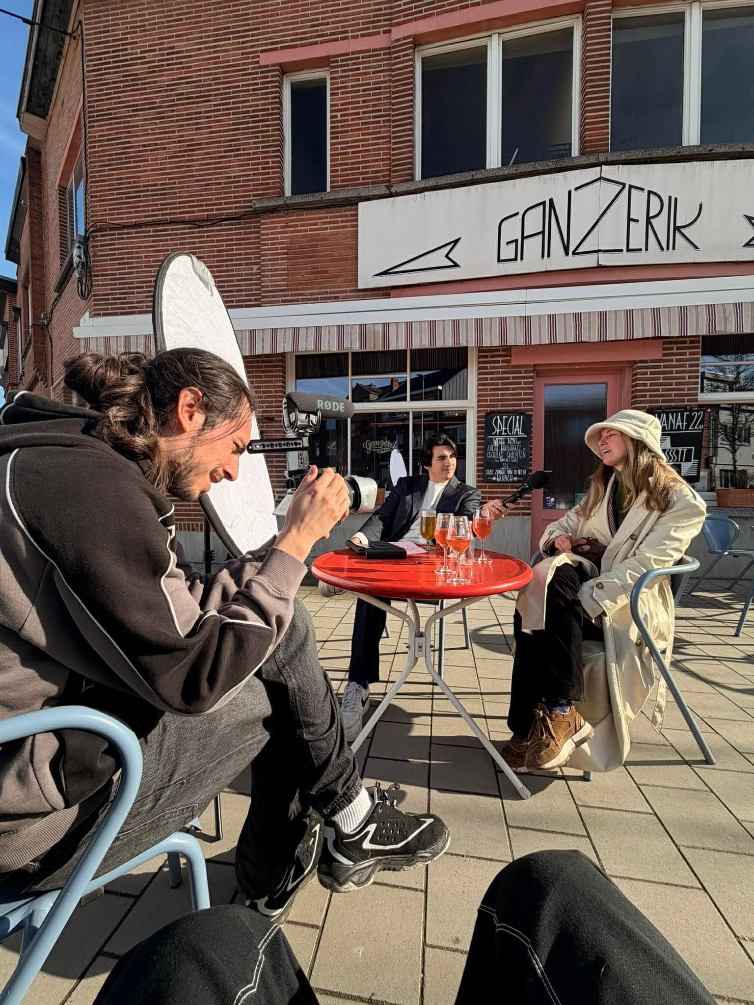 Podcast recording for Ambitie op Kot